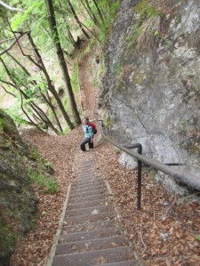 It was a steep climb!