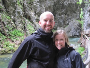 Mitch and Jen at Vintgar Gorge